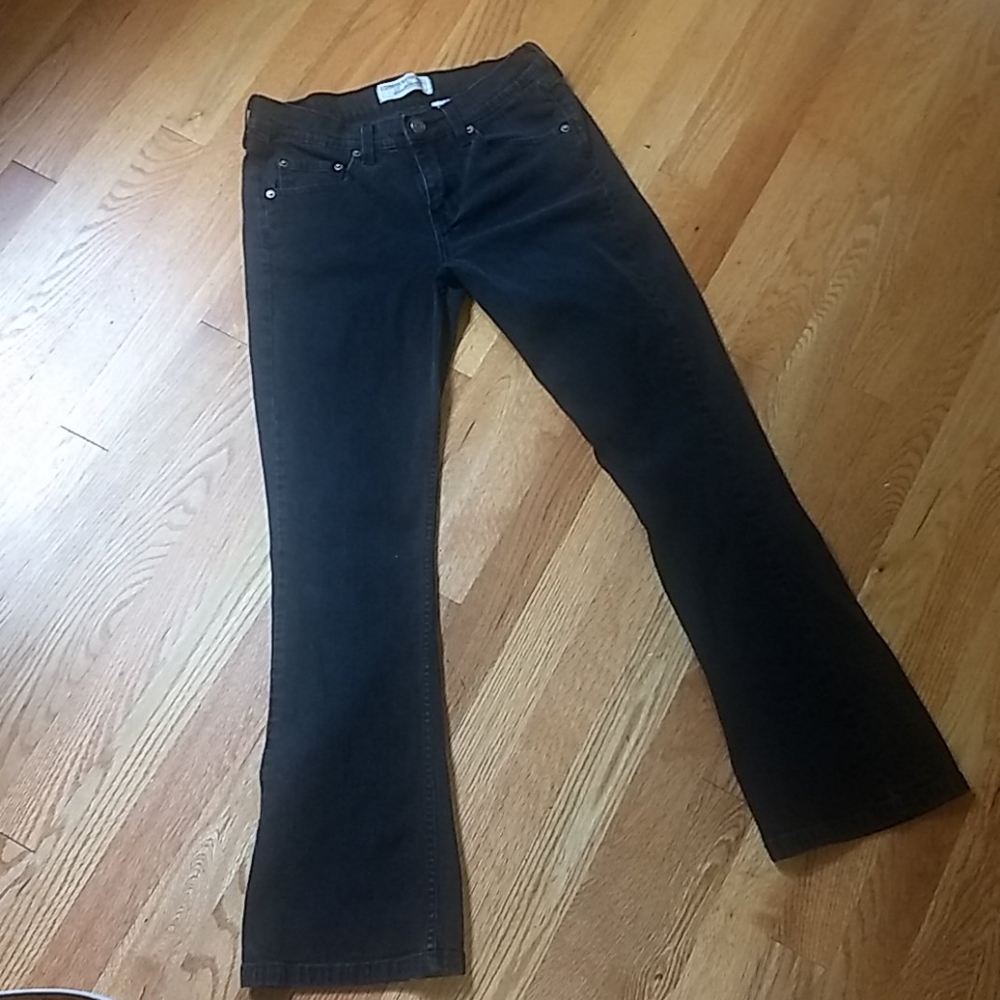 Levi's Strauss Black Stretch Bootcut Jeans